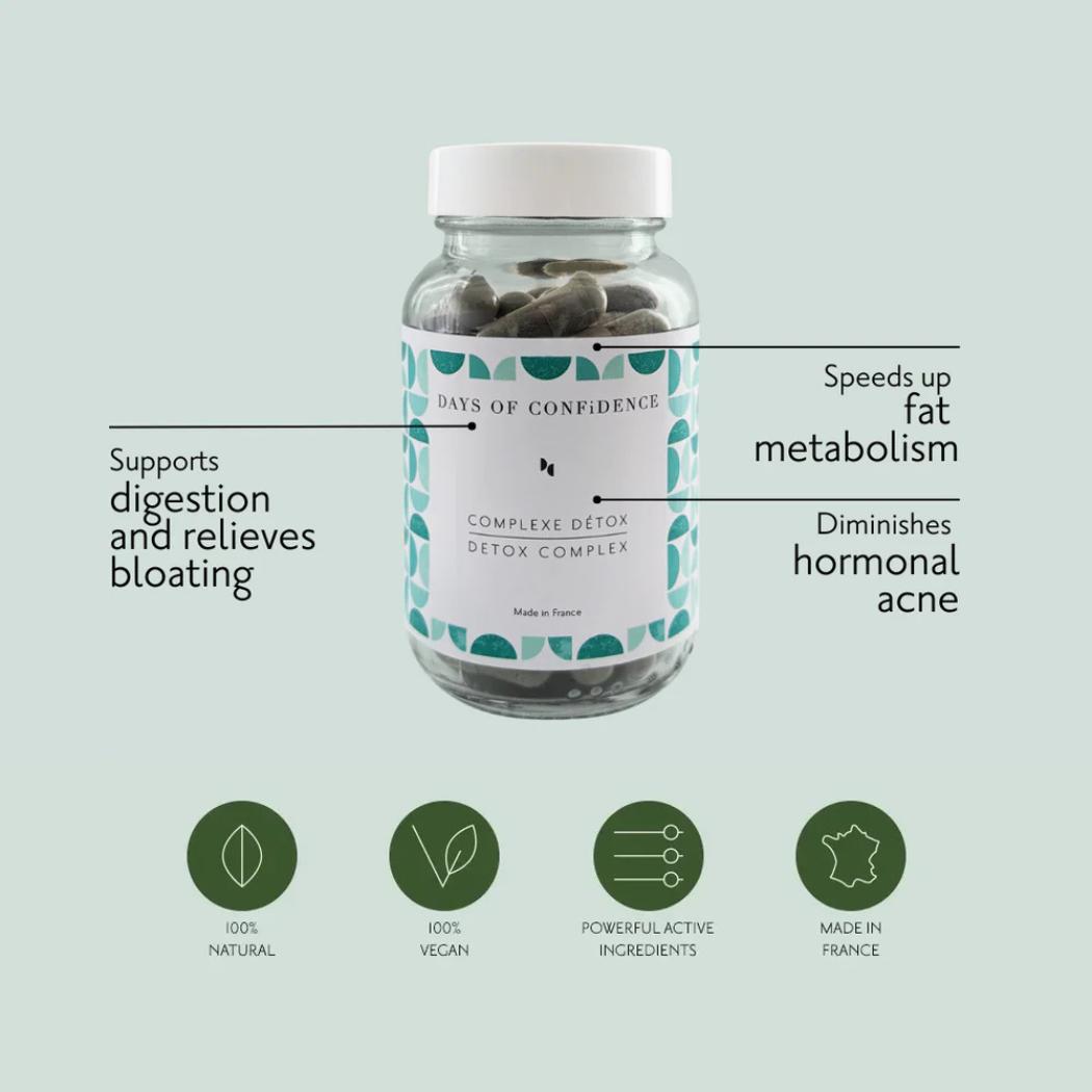 [現貨] 法國Days of Confidence袪痘排毒淨膚丸 (60粒＝1個月份量)