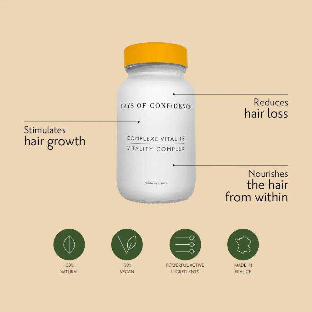 [現貨] 法國Days of Confidence 增髮護髮丸 (60粒＝1個月份量)
